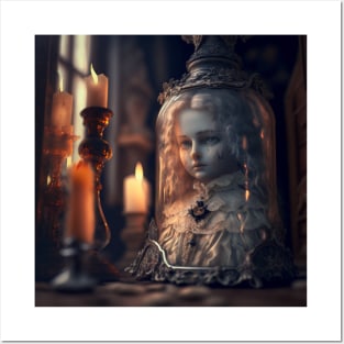 Haunted doll in a haunted house 3 Posters and Art